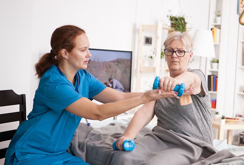 fisioterapia a casa per anziani